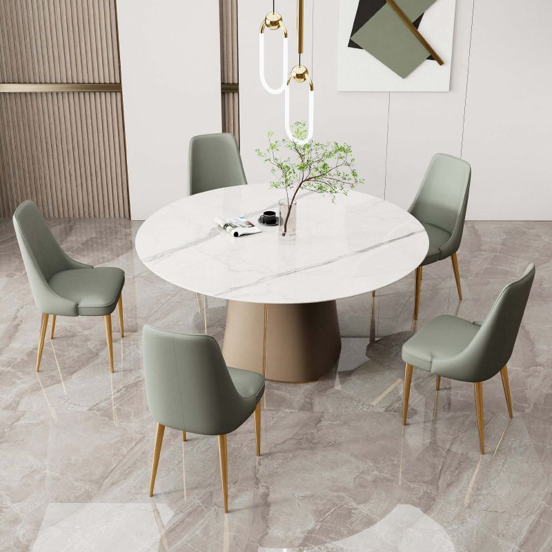 Faux Leather Side Chair Glam Parsons Dining Chair with Gold Legs Clearhalo 'Dining Chairs' 'Dining Tables & Seating' 'dining_chair' 'furn' 'furn_dining_chair' 'Furniture' 'Kitchen & Dining Furniture' 1200x1200_4ee3c609-03a8-4421-900b-4dfb60a6fe5a