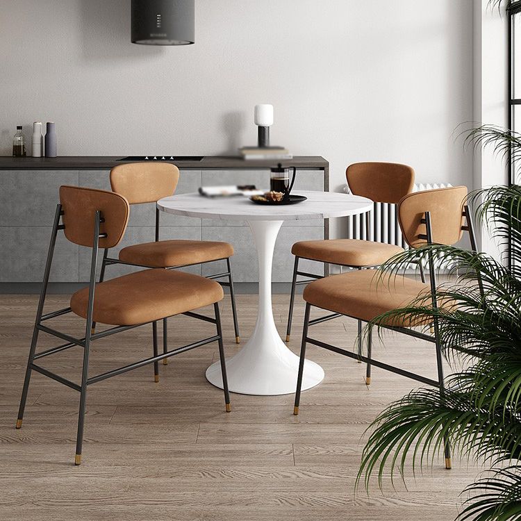 Modern 1/2/3/5 Pieces Dining Set Round Stone Dining Table for Kitchen Clearhalo 'Dining Room Sets' 'Dining Tables & Seating' 'dining_room_set' 'furn' 'furn_dining_room_set' 'Furniture' 'furniture_dining_room_set' 'Kitchen & Dining Furniture' 1200x1200_4ee4ecb4-5aa5-462d-874f-2faa1dd7398d