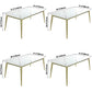 Stone Dining Room Collection Contemporary Rectangle 4 Legs Dining Table for Kitchen Home Clearhalo ' dining_table' 'Dining Tables & Seating' 'Dining Tables' 'furn' 'furn_dining_table' 'Furniture' 'furniture_dining_table' 'Kitchen & Dining Furniture' 'kitchen&dining_furn' 'kitchen' 'kitchen_dining_table' 1200x1200_4ee75ed5-5fa6-4c3f-8cb0-9ce9095e48bf