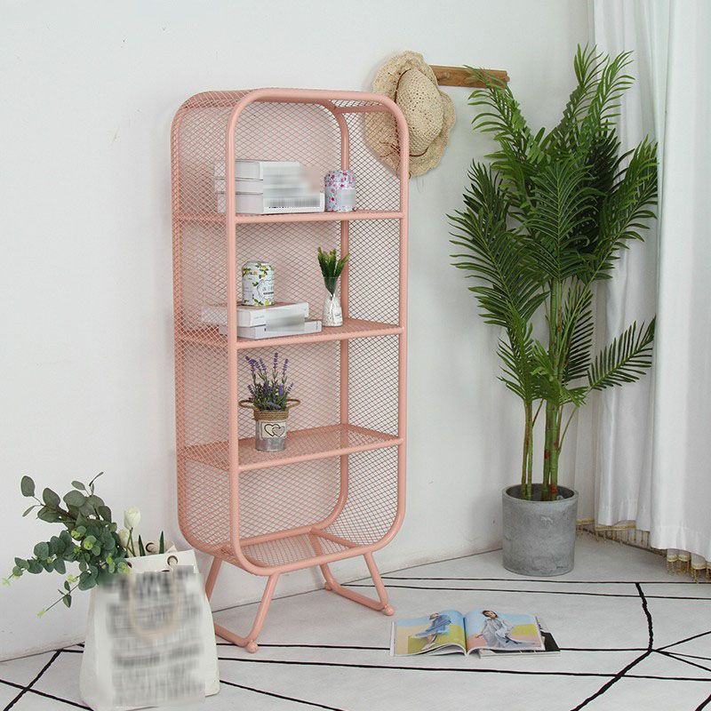 Glam Iron Standard Bookshelf Vertical Closed Back Bookshelf for Home Clearhalo 'Bookcases' 'furn' 'furn_bookcases' 'Furniture' 'furniture_bookcases' 'kitchen' 'kitchen_bookcases' 'Living Room Furniture' 'Office Furniture' 1200x1200_4ee82c58-9f58-418a-99aa-48c94b740802