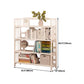 White Manufactured Etagere Bookshelf Modern Open Vertical Bookcase Clearhalo 'Bookcases' 'furn' 'furn_bookcases' 'Furniture' 'furniture_bookcases' 'Office Furniture' 1200x1200_4ee8653a-1566-4959-8615-9507335e50e5
