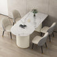 Modern Dining Table Sintered Stone Dining Table with Double Pedestal for Dining Room Clearhalo ' dining_table' 'Dining Tables & Seating' 'Dining Tables' 'furn' 'furn_dining_table' 'Furniture' 'furniture_dining_table' 'Kitchen & Dining Furniture' 'kitchen&dining_furn' 'kitchen' 'kitchen_dining_table' 1200x1200_4eebeda2-6e2b-4ec6-ac8d-6fdbdcfafaad