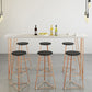 Glam Bar-height Table with Metal Base 41.3-inch Height Table Top Bar Table for Patio Clearhalo 'Bar Furniture' 'Bar Tables' 'bar_tables' 'furn' 'furn_bar_tables' 'Furniture' 'Kitchen & Dining Furniture' 1200x1200_4eef4aa8-dd41-4411-9349-58cded520c44