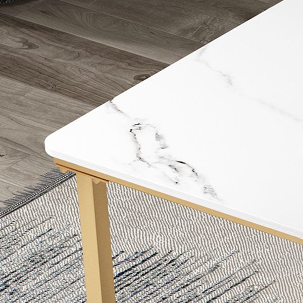 Glam Rectangular Writing Desk Home Stone Office Desk with Metal Legs Clearhalo 'furn' 'furn_office_desk' 'Furniture' 'Office Desks' 'Office Furniture' 'office_desk' 1200x1200_4ef0c4d4-9e07-421e-a166-f729e737c7f4