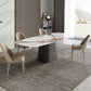 Scandinavian Style Sintered Stone Dining Table Set 1/4/5/7 Pieces Dining Set for Home Use Clearhalo 'Dining Room Sets' 'Dining Tables & Seating' 'dining_room_set' 'furn' 'furn_dining_room_set' 'Furniture' 'furniture_dining_room_set' 'Kitchen & Dining Furniture' 1200x1200_4ef124eb-69eb-4bb3-b92b-e8ea44aa0d80
