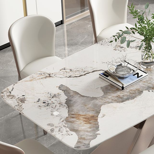 Rectangle Stone Dining Site Table Traditional Luxury Pedestal Dinner Table Clearhalo ' dining_table' 'Dining Tables & Seating' 'Dining Tables' 'furn' 'furn_dining_table' 'Furniture' 'furniture_dining_table' 'Kitchen & Dining Furniture' 'kitchen&dining_furn' 'kitchen' 'kitchen_dining_table' 1200x1200_4ef171d9-96a0-4b7e-9037-0cc22e165b5e