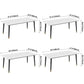 Metal Contemporary Rectangular Dining Table Sintered Stone Dining Table with 4 Legs Clearhalo ' dining_table' 'Dining Tables & Seating' 'Dining Tables' 'furn' 'furn_dining_table' 'Furniture' 'furniture_dining_table' 'Kitchen & Dining Furniture' 'kitchen&dining_furn' 'kitchen' 'kitchen_dining_table' 1200x1200_4ef2a760-176a-4568-a841-218f7b34d7b5
