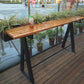 Modern Wood Bar Table with Rectangle Table Top Trestle Table with 42-inch Height Clearhalo 'Bar Furniture' 'Bar Tables' 'bar_tables' 'furn' 'furn_bar_tables' 'Furniture' 'furniture_bar_tables' 'Kitchen & Dining Furniture' 1200x1200_4ef57ac0-c0d2-4baa-b371-76996d834821