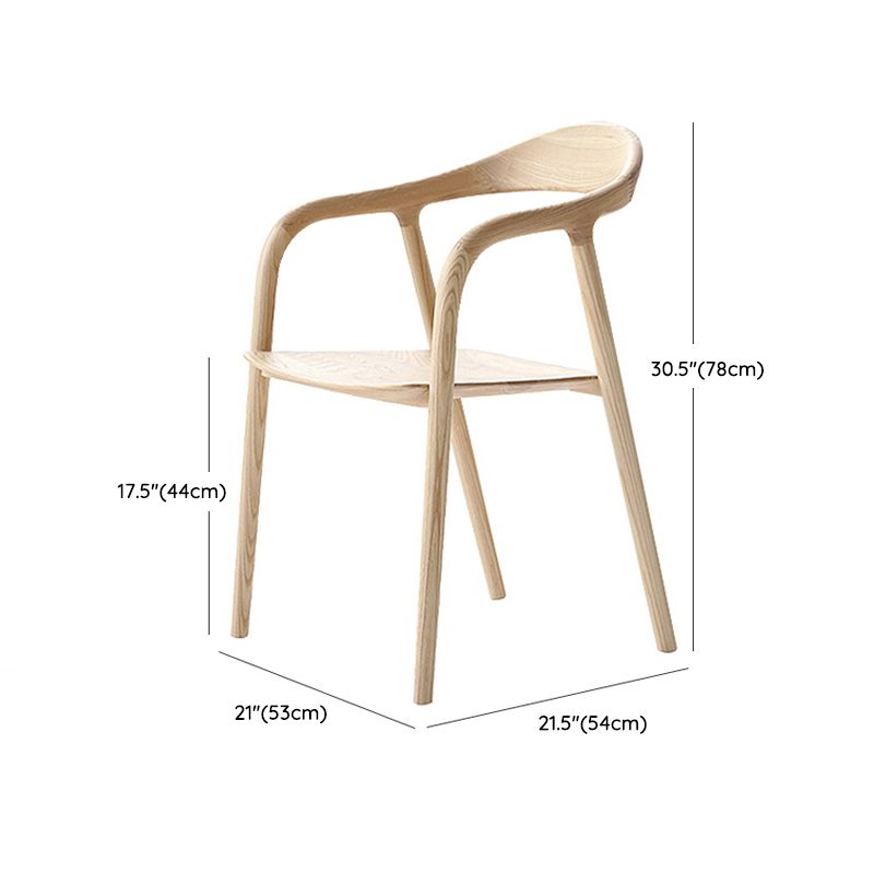 Massivholz -Esseet -Set Moderner Stil 1/4/5/6 PCs Esset mit Rechtecktisch