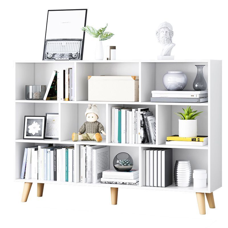 Standard Engineered Wood Bookcase Contemporary Closed Back Bookshelf Clearhalo 'Bookcases' 'furn' 'furn_bookcases' 'Furniture' 'Office Furniture' 1200x1200_4efbf4c1-cdd4-4054-b3d2-d35401483caa