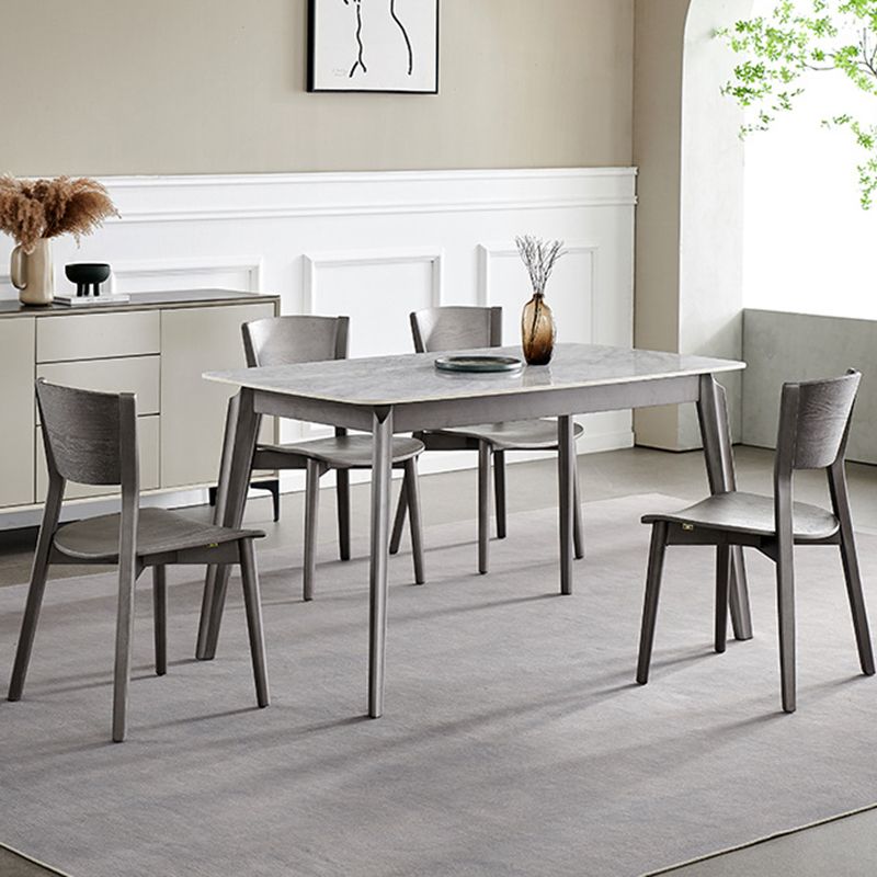 Armless Kitchen Dining Chairs Solid Wood Open Back Dining Chairs Clearhalo 'Dining Chairs' 'Dining Tables & Seating' 'dining_chair' 'furn' 'furn_dining_chair' 'Furniture' 'Kitchen & Dining Furniture' 1200x1200_4efc0a81-d390-4d70-aa31-6843a12463c4