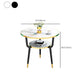 Modern Stone Storable Dining Table Metal Base for Dining Room Clearhalo 'Dining Tables & Seating' 'Dining Tables' 'dining_table' 'furn' 'furn_dining_table' 'Furniture' 'Kitchen & Dining Furniture' 1200x1200_4efd13c6-47de-4e03-80bd-fd7ff88113f0