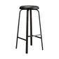 Contemporary Matte Finish Upholstered Stool Footrest Iron Bar Stool Clearhalo 'Bar Furniture' 'Bar Stools' 'bar_stools' 'furn' 'furn_bar_stools' 'Furniture' 'furniture_bar_stools' 'Kitchen & Dining Furniture' 1200x1200_4efd34ff-9be1-4ef3-b18a-19b19228c866