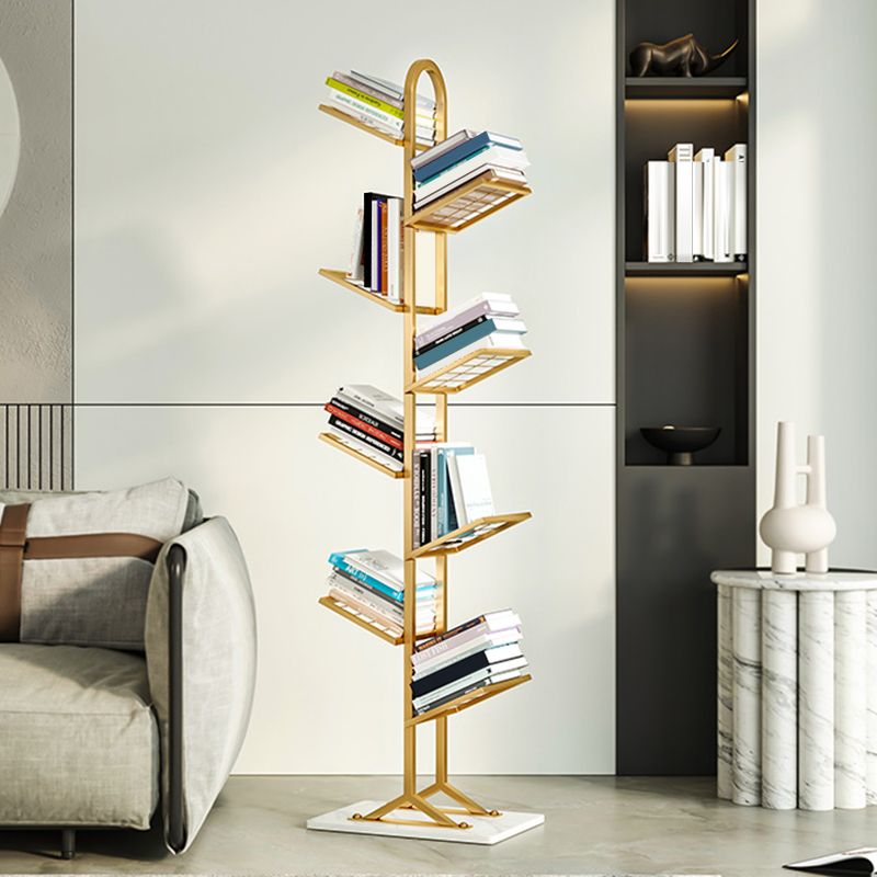 Minimalist Style Open Shelf Bookcase in Metal Material Shelves Clearhalo 'Bookcases' 'furn' 'furn_bookcases' 'Furniture' 'furniture_bookcases' 'kitchen' 'kitchen_bookcases' 'Living Room Furniture' 'Office Furniture' 1200x1200_4efd754a-0cf8-47a3-9086-4f3cb29d7bdf