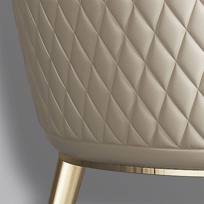 Nordic Style Leather Dining Chairs for Home Armless Solid Back Chair Clearhalo 'Dining Chairs' 'Dining Tables & Seating' 'dining_chair' 'furn' 'furn_dining_chair' 'Furniture' 'furniture_dining_chair' 'Kitchen & Dining Furniture' 1200x1200_4efd797f-afa6-4dd5-95bd-6aaae5c40ce3