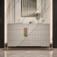 Glam Horizontal Storage Chest Wood Soft-Close Drawers Double Chest