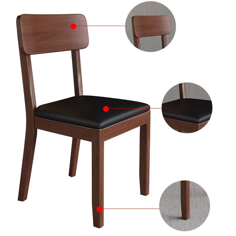 Modern Kitchen Square Dining Chair Open Back Dining Side Armless Chair Clearhalo ' kitchen&dining_furn' 'Dining Chairs' 'Dining Tables & Seating' 'dining_chair' 'furn' 'furn_dining_chair' 'Furniture' 'furniture_dining_chair' 'Kitchen & Dining Furniture' 'kitchen' 1200x1200_4f0418c7-c1c2-411c-84cc-e08139d181ce