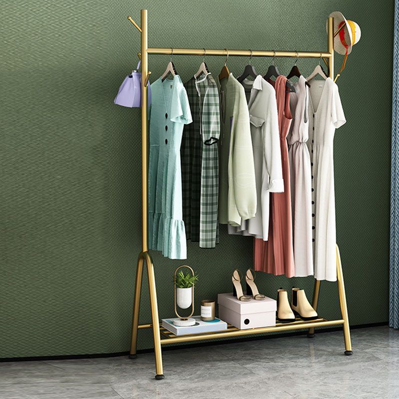 Modernos estantes y ganchos de colgadores de capa de metal