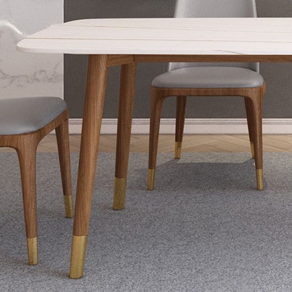 Simple White Rectangle Shape Dining Table Sintered Stone Standard Dining Table for Kitchen Clearhalo ' dining_table' 'Dining Tables & Seating' 'Dining Tables' 'furn' 'furn_dining_table' 'Furniture' 'furniture_dining_table' 'Kitchen & Dining Furniture' 'kitchen&dining_furn' 'kitchen' 'kitchen_dining_table' 1200x1200_4f0700f1-66af-46f5-b7e1-100993ff2cb7