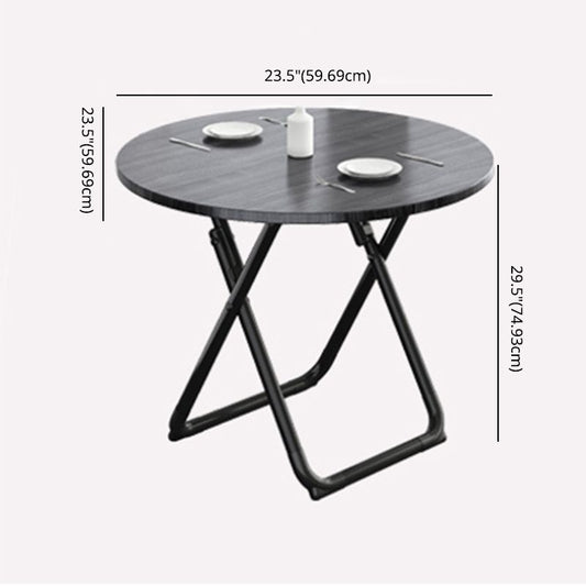 Modern Wooden Dining Room Set with Round Table Space-Saving Design Home Use Dining Table Furniture Clearhalo 'Dining Room Sets' 'Dining Tables & Seating' 'dining_room_set' 'furn' 'furn_dining_room_set' 'Furniture' 'furniture_dining_room_set' 'Kitchen & Dining Furniture' 'kitchen&dining_furn' 'kitchen' 1200x1200_4f079fb8-6162-430b-8f8c-6e630ae4be12