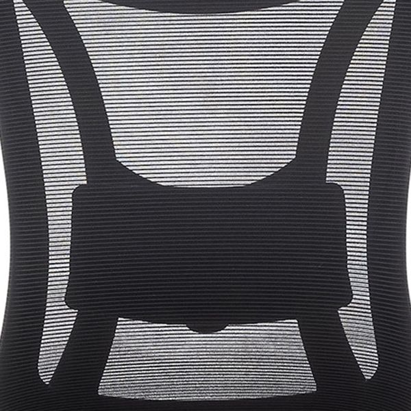 Chaise contemporaine en maille à dossier haut avec support lombaire réglable