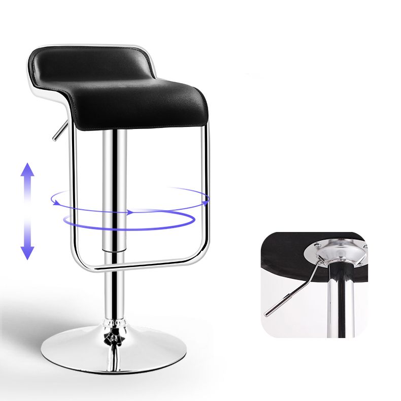 Modern Rectangular Bar Stool Footrest Indoor Adjustable Metal Counter Chair Clearhalo 'Bar Furniture' 'Bar Stools' 'bar_stools' 'furn' 'furn_bar_stools' 'furniture_bar_stools' 'Kitchen & Dining Furniture' 'kitchen&dining_furn' 'kitchen' 'kitchen_furn' Furniture' 1200x1200_4f0a6652-620e-4cef-88ee-731fa388af61