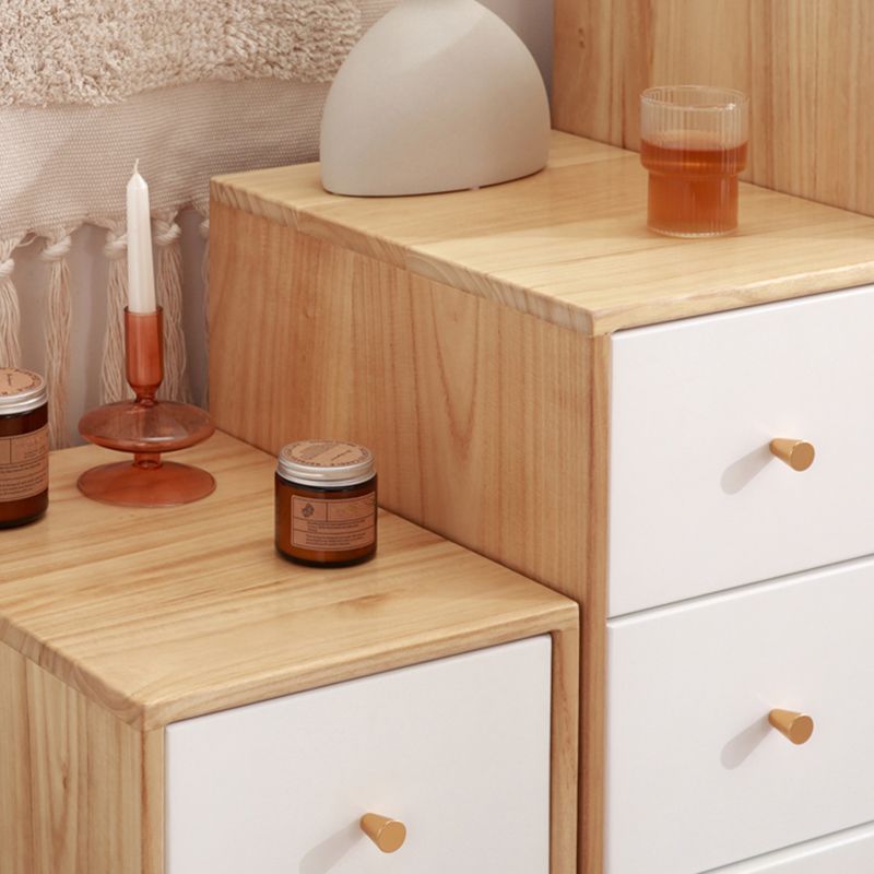 15.74" Wide Wood Accent Chest with Drawers Modern Lacquered Chest Clearhalo 'Cabinets & Chests' 'cabinets_chests' 'furn' 'furn_cabinets_chests' 'Furniture' 'Living Room Furniture' 1200x1200_4f0ad077-5261-47d3-be93-c0f020770af0