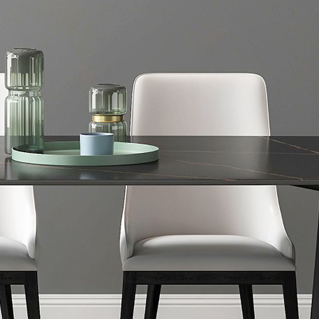 Contemporary 1/2/5/7 Pieces Dining Set Rectangle Dining Table Set Clearhalo 'Dining Room Sets' 'Dining Tables & Seating' 'dining_room_set' 'furn' 'furn_dining_room_set' 'Furniture' 'furniture_dining_room_set' 'Kitchen & Dining Furniture' 'kitchen&dining_furn' 'kitchen' 1200x1200_4f0ae760-546f-4d2d-9037-bdc125f3dab0