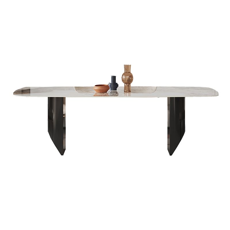 Designer Style 1/4/7 Pieces Dining Set Sintered Stone Dining Table with Leather Chairs Clearhalo 'Dining Room Sets' 'Dining Tables & Seating' 'dining_room_set' 'furn' 'furn_dining_room_set' 'Furniture' 'furniture_dining_room_set' 'Kitchen & Dining Furniture' 'kitchen&dining_furn' 'kitchen' 1200x1200_4f0ba7cc-b0a0-4860-8310-4d9847aa4d0d