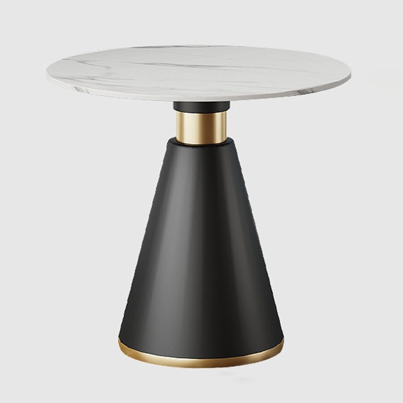 Round Table Dinette Table Contemporary Stone Dinner Room Table with Pedestal Base Clearhalo ' dining_table' 'Dining Tables & Seating' 'Dining Tables' 'furn' 'furn_dining_table' 'Furniture' 'furniture_dining_table' 'Kitchen & Dining Furniture' 'kitchen&dining_furn' 'kitchen' 'kitchen_dining_table' 1200x1200_4f0bcd96-f7ba-4c8a-9899-675c661d1dce