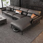 Vlek resistent modernisme sofa & chaise flared arm sectional