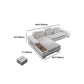 Modern Style Sectional Tufted Back Ramp Armrest White Storage Rack Sofa Clearhalo 'furn' 'furn_sectionals' 'Furniture' 'Living Room Furniture' 'Sectionals' 1200x1200_4f0e6144-62b7-42c3-8f25-3666dbbe25c6
