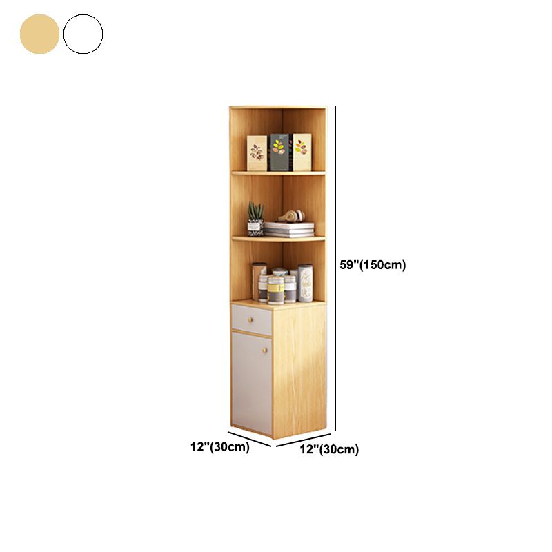 Armoire à accent moderne avec porte et tiroirs et étagères armoire