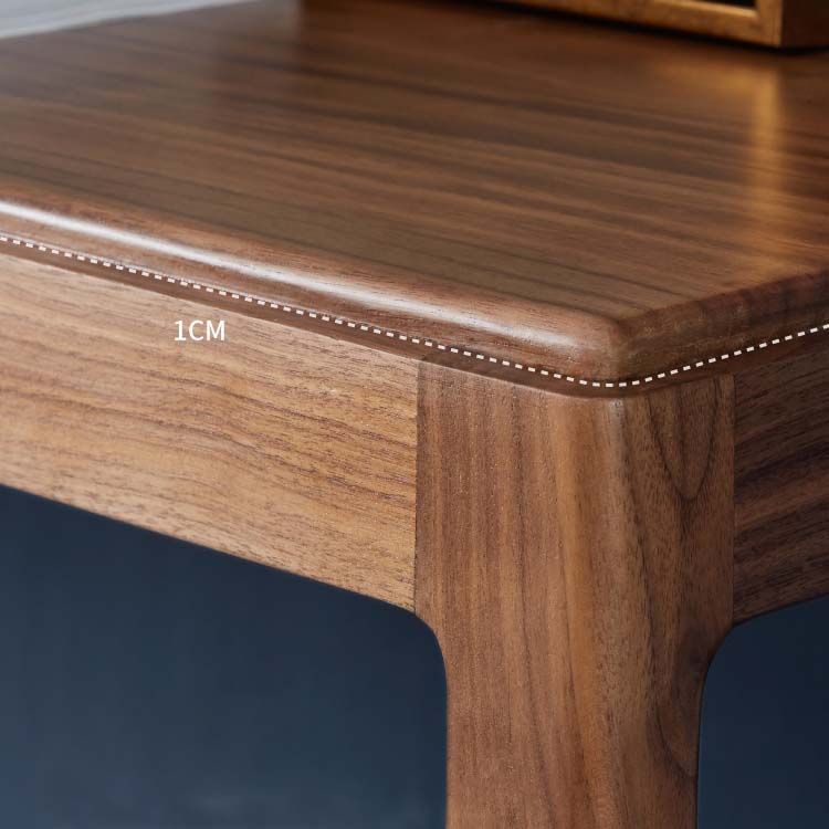 Tavolo da divano con console di pino moderno di metà secolo con 4 gambe per sala