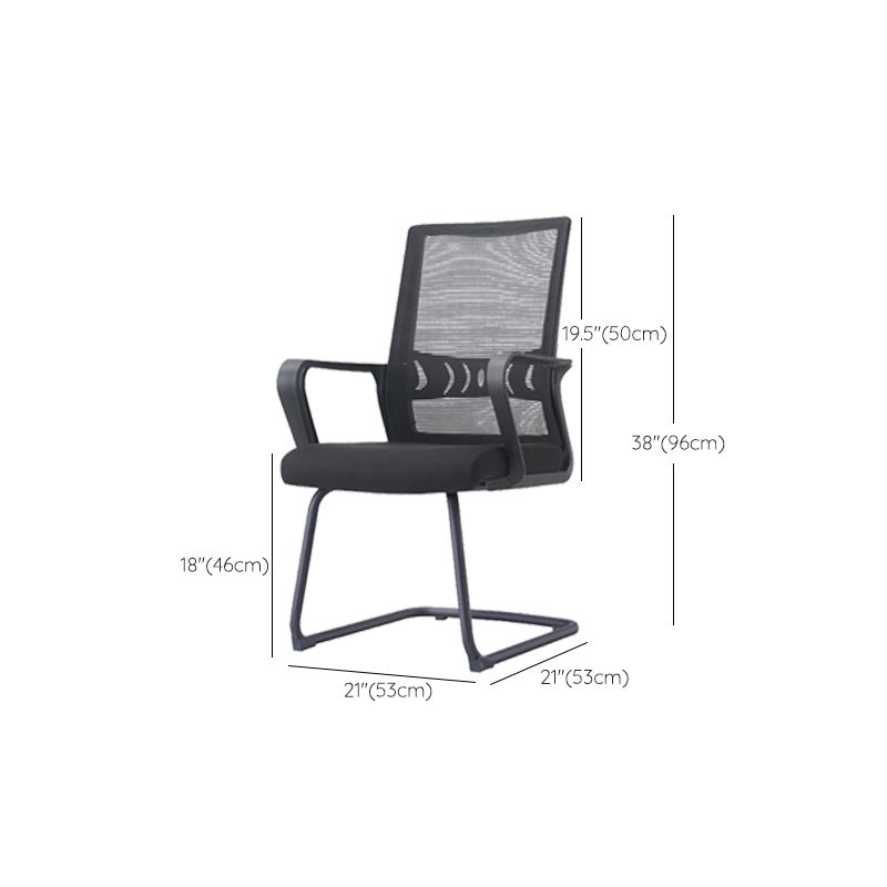 Modern Desk Chair Mesh Computer Chair High/Mid-Back Conference Chair Clearhalo 'furn' 'furn_office_chair' 'Furniture' 'Office Chairs' 'Office Furniture' 'office_chair' 1200x1200_4f165368-6bf1-442f-bdac-1f4d854d07ed