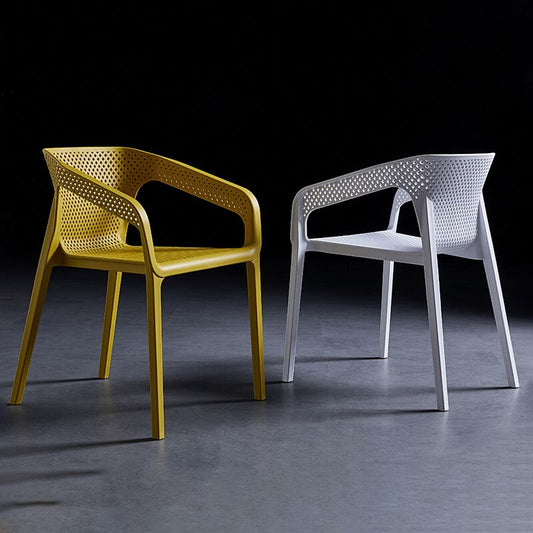 Contemporary Style Plastic Dining Chair Stackable Dining Chairs for Kitchen Clearhalo ' kitchen&dining_furn' 'Dining Chairs' 'Dining Tables & Seating' 'dining_chair' 'furn' 'furn_dining_chair' 'Furniture' 'furniture_dining_chair' 'Kitchen & Dining Furniture' 'kitchen' 1200x1200_4f16ba73-c9d3-45e8-b85c-4d76fa9cfac7