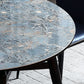 Modern Scalable Dinette Set 1/4/5/7 Pieces Round Blue Sintered Stone Top Dining Table Set Clearhalo 'Dining Room Sets' 'Dining Tables & Seating' 'dining_room_set' 'furn' 'furn_dining_room_set' 'Furniture' 'Kitchen & Dining Furniture' 1200x1200_4f179506-5956-4b3f-8ba5-7fb8d4a497c3