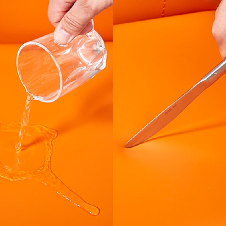 Contemporary Metal Dining Armless Chair Faux Leather Side Chair for Home Use Clearhalo ' kitchen&dining_furn' 'Dining Chairs' 'Dining Tables & Seating' 'dining_chair' 'furn' 'furn_dining_chair' 'Furniture' 'furniture_dining_chair' 'Kitchen & Dining Furniture' 'kitchen' 1200x1200_4f17b70a-b37a-4972-9447-d6b77725c5b7