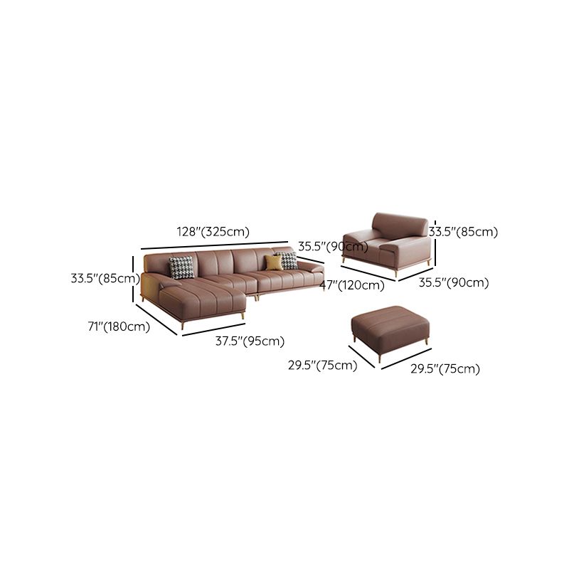 Pillow Top Arm Farmhouse Seating Dark Brown Living Room Settee