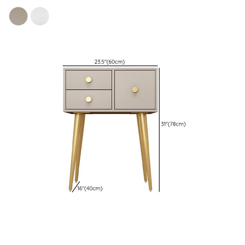 23. 6 "brede ijdelheid tafel ingesteld met ontlasting moderne 3-lading kleedtafel