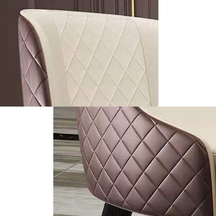 Nordic Glam Style Dining Chairs Wooden Dining Armless Side Chair for Kitchen (Set of 2) Clearhalo ' kitchen&dining_furn' 'Dining Chairs' 'Dining Tables & Seating' 'dining_chair' 'furn' 'furn_dining_chair' 'Furniture' 'furniture_dining_chair' 'Kitchen & Dining Furniture' 'kitchen' 1200x1200_4f1b357b-1ae8-457d-916e-5c93e8c56145