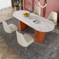 Glam Style 1/2/5/7 Pieces Dining Set Sintered Stone Dining Table for Home Use Clearhalo 'Dining Room Sets' 'Dining Tables & Seating' 'dining_room_set' 'furn' 'furn_dining_room_set' 'Furniture' 'furniture_dining_room_set' 'Kitchen & Dining Furniture' 'kitchen&dining_furn' 'kitchen' 1200x1200_4f1d28c0-4f69-42bc-b1b5-a033d6ecfb0f