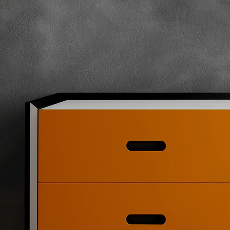 Glam Buffet Sideboard White Sinteded Stone Server con porta e cassetto