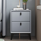 Passe de nuit en faux cuir moderne 2 pattes en bois massif de 2 dessins inclus la table de nuit