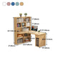 Modern Manufactured Wood Desk Corner Writing Desk with 1 Drawer and Bookshelf Clearhalo 'furn' 'furn_office_desk' 'Furniture' 'furniture_office_desk' 'Office Desks' 'Office Furniture' 'office_desk' 1200x1200_4f232da3-ee52-4ed5-8bae-1a3a88b7dadf