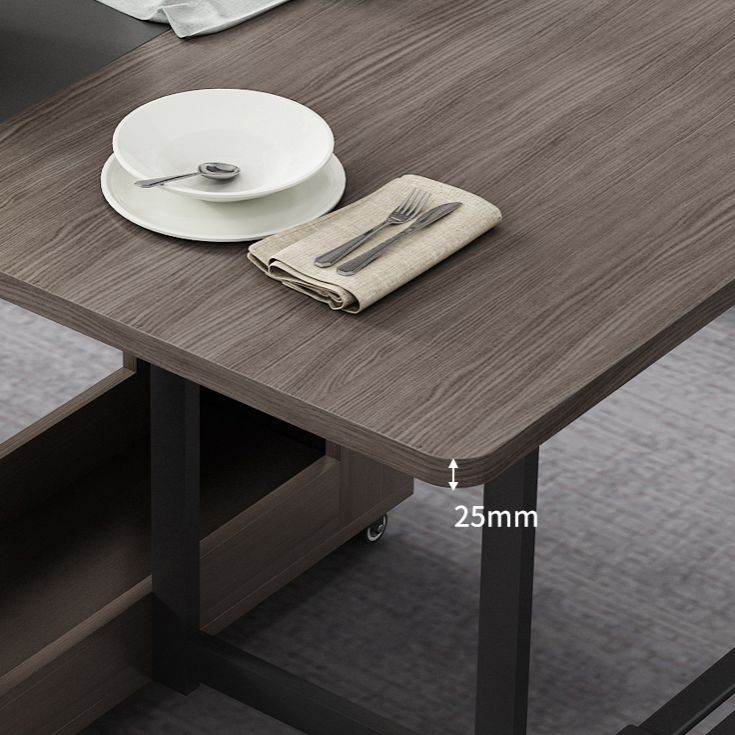Rectangle Mid-Century Modern Dining Table Wood Base Table for Home Kitchen Dinner Clearhalo ' dining_table' 'Dining Tables & Seating' 'Dining Tables' 'furn' 'furn_dining_table' 'Furniture' 'furniture_dining_table' 'Kitchen & Dining Furniture' 'kitchen&dining_furn' 'kitchen' 'kitchen_dining_table' 1200x1200_4f245eb1-6341-4b35-974a-1963410ba2eb