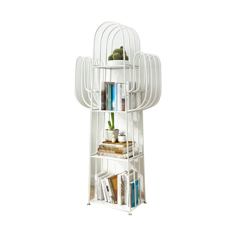 Scandinavian Iron Geometric Bookshelf Vertical Bookshelf,16.5"L x 11.8"W x 59"H Clearhalo 'Bookcases' 'furn' 'furn_bookcases' 'Furniture' 'furniture_bookcases' 'kitchen' 'kitchen_bookcases' 'Living Room Furniture' 'Office Furniture' 1200x1200_4f2642a8-6f6e-4e5e-ad88-f09a9844e5d5