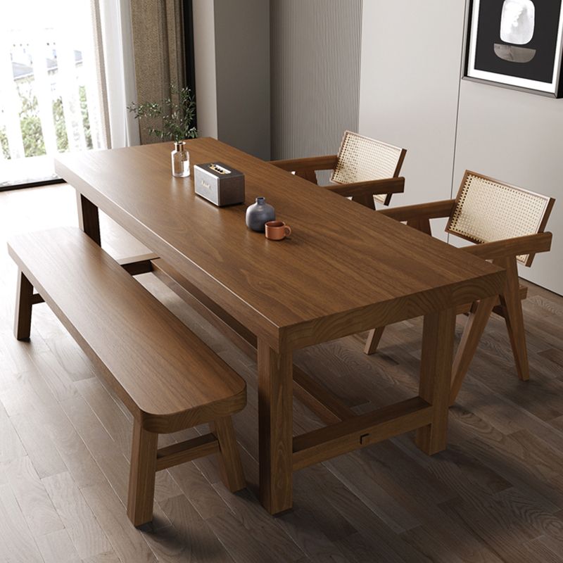 Modern Style Wooden Task Desk Rectangular Shape Office Desk with 4 Legs Clearhalo 'furn' 'furn_office_desk' 'Furniture' 'Office Desks' 'Office Furniture' 'office_desk' 1200x1200_4f295927-8baf-4990-9c88-0e1eb6cb9b3c