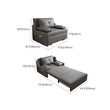 33" Wide Scandinavian Sleeper Sofa Futon Foldable Sleeper Sofa