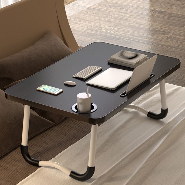 Modern Curved Writing Desk Folding Manufactured Wood Desk with Sled Base Clearhalo 'furn' 'furn_office_desk' 'Furniture' 'furniture_office_desk' 'Office Desks' 'Office Furniture' 'office_desk' 1200x1200_4f2a3bac-40c7-4397-a9e3-054bd1edba73